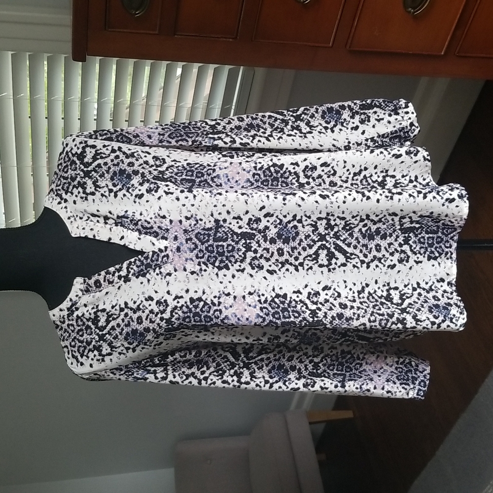 Adrianna Papell snakeskin patterned Blouse